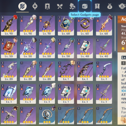 90LVL⭐Diluc(C1)🔥Raiden Shogun⭐Kaedehara Kazuha🔥Mona⭐Jean🔥Aloy💜NA💜Aquila Favonia |5 stars*  Weapons💜27 CHARACTERS💜AR. 55💜 2